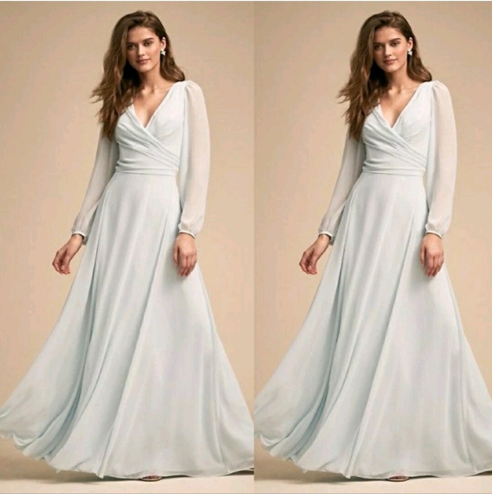 BHLDN Blue Maxi Dress